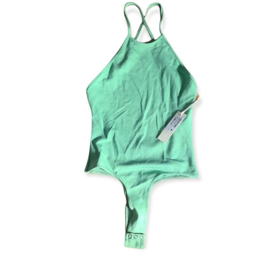 Capulet Buona Bodysuit Palm Jersey Green Size XS Scoop Back Revolve